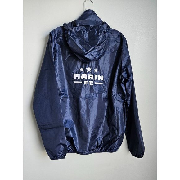 Capelli Sports Basics All Weather Jacket Small Navy Marin FC Embroidered NWT - Picture 3 of 7